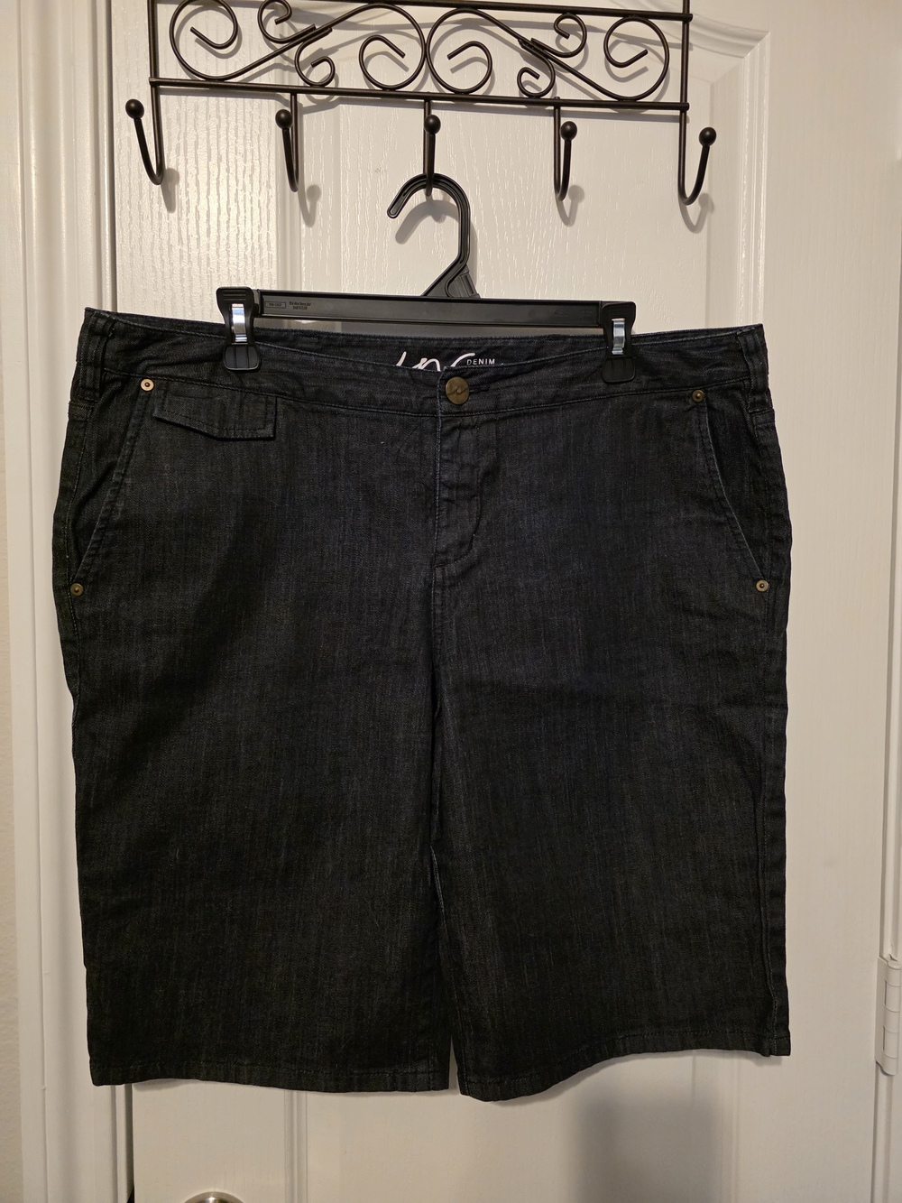 Dark Denim Bermuda Shorts